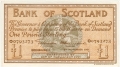 Bank Of Scotland 1 Pound Notes 1 Pound, 28. 1.1947